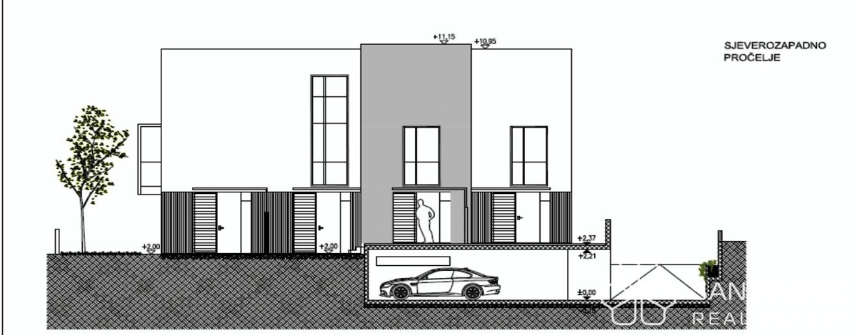 Isola di Krk, Città di Krk - Terreno edificabile con progetto