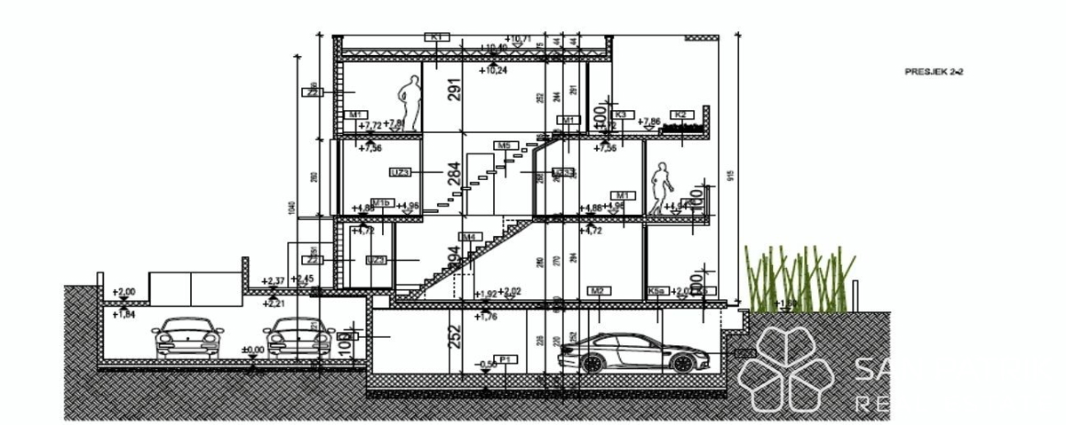 Isola di Krk, Città di Krk - Terreno edificabile con progetto