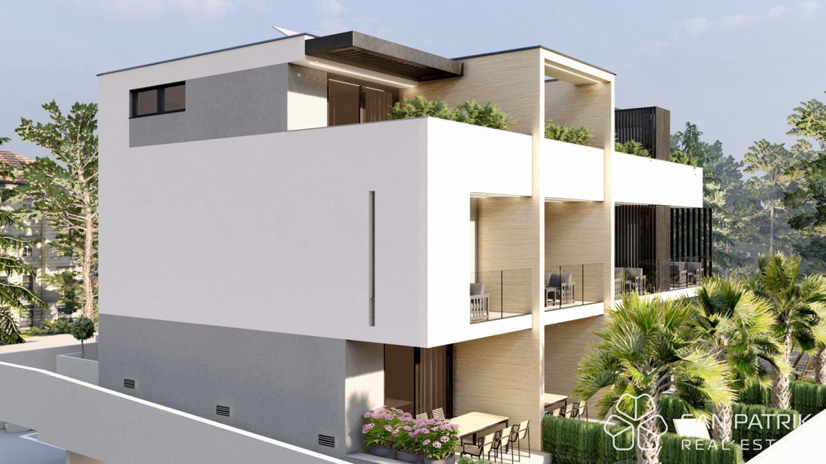 Isola di Krk, Città di Krk - Terreno edificabile con progetto