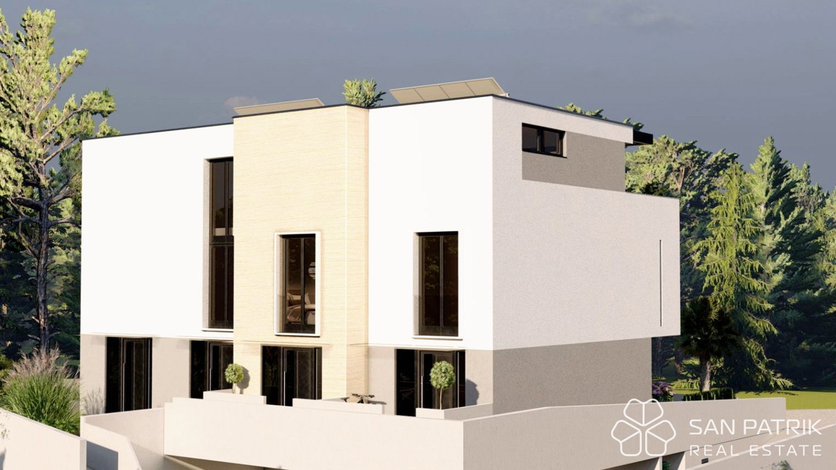 Isola di Krk, Città di Krk - Terreno edificabile con progetto