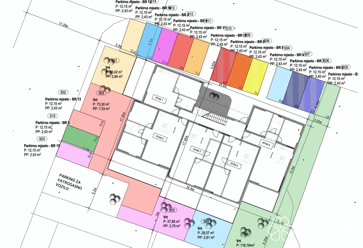 Moderna nuova costruzione vicino al mare, Povljana sull'isola di Pag