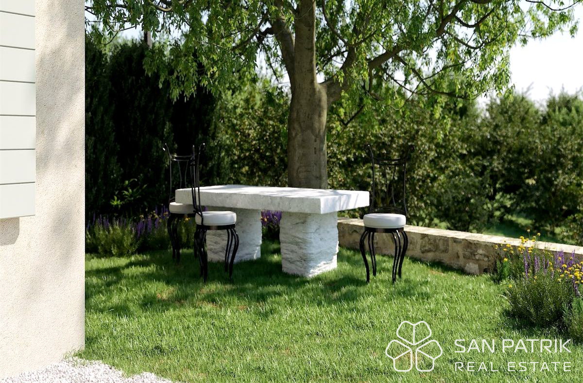 Villa di lusso in pietra (270 m2) nel cuore dell'Istria, vista mare e piscina