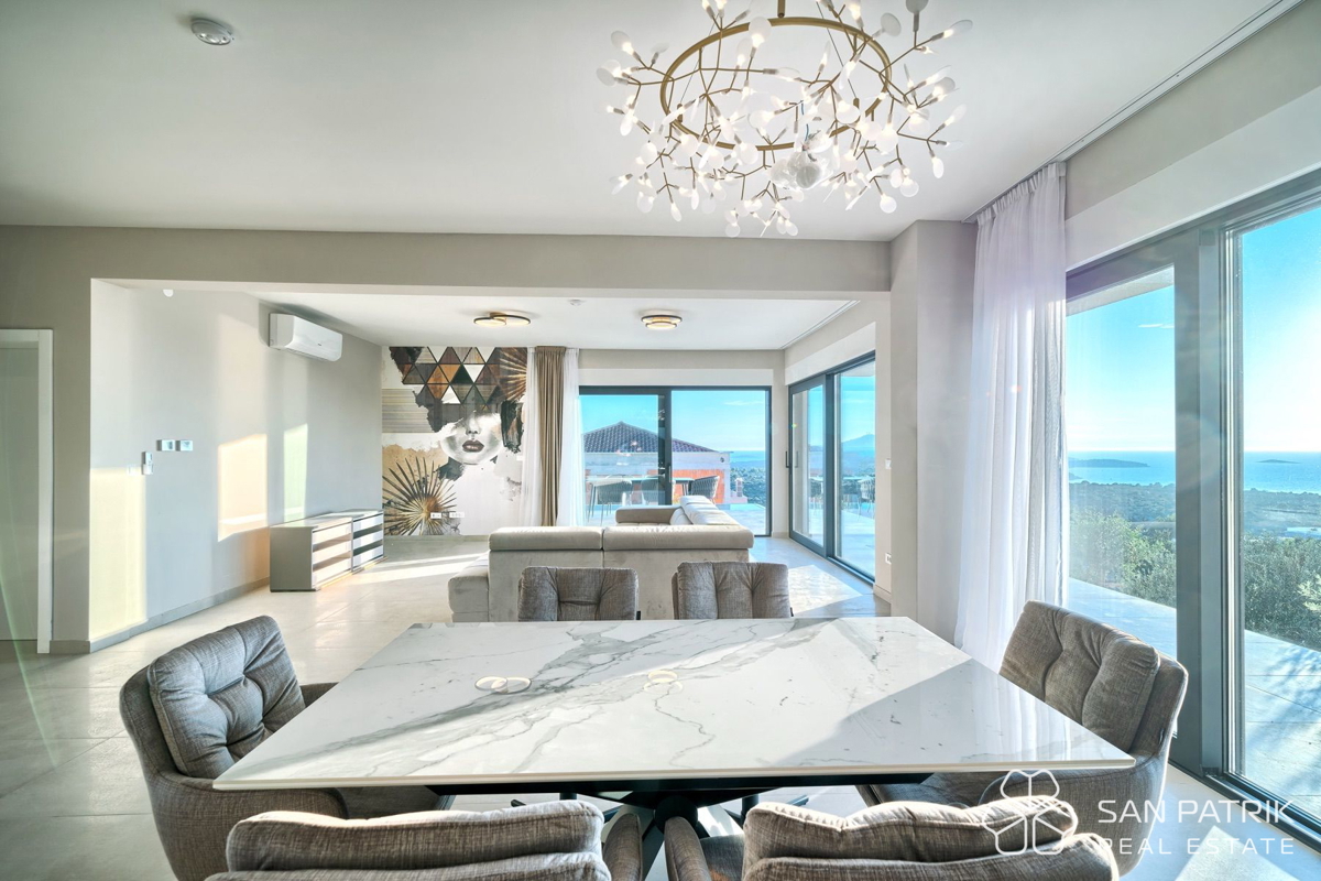 PRIMOŠTEN – VILLA MODERNA CON PISCINA E VISTA MOZZAFIATO