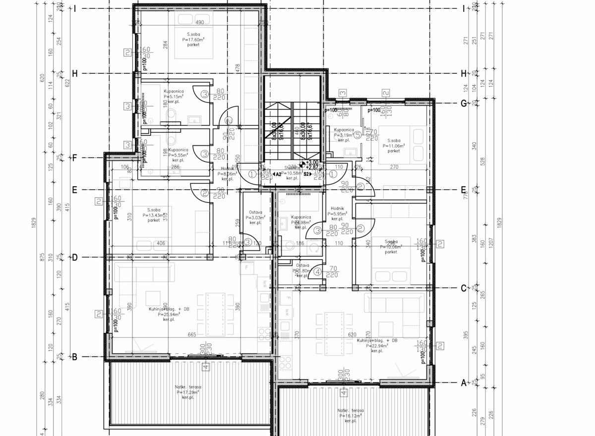 Novalja - appartamento moderno in quartiere tranquillo, a 450 m dal mare