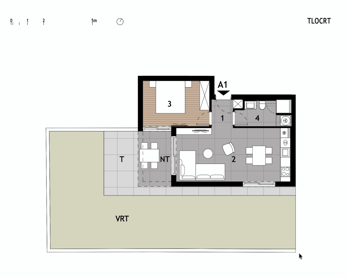 Nuova costruzione con vista mare, a 250 m dalla spiaggia, Podstrana