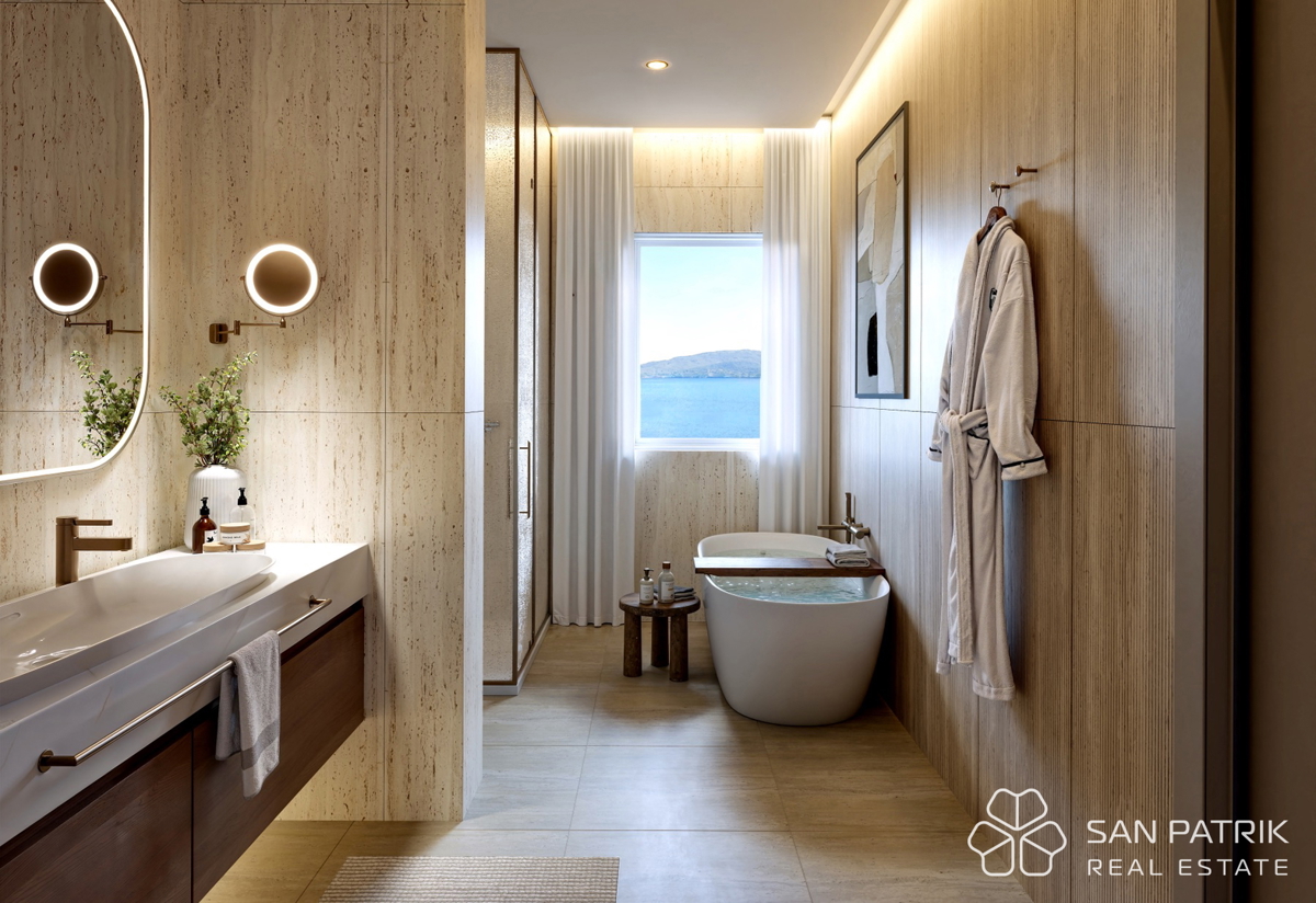 Appartamento prima fila sul mare, 1 camera da letto | Vinodol Seafront Collection