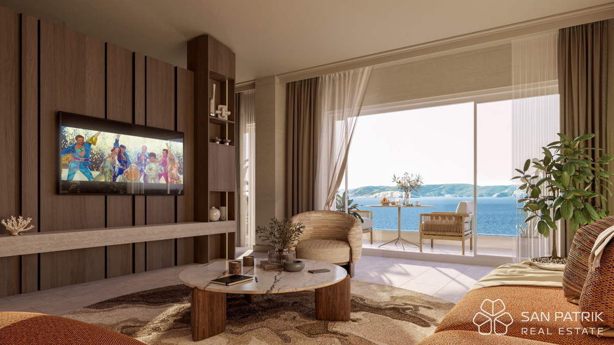 Appartamento prima fila sul mare, 1 camera da letto | Vinodol Seafront Collection