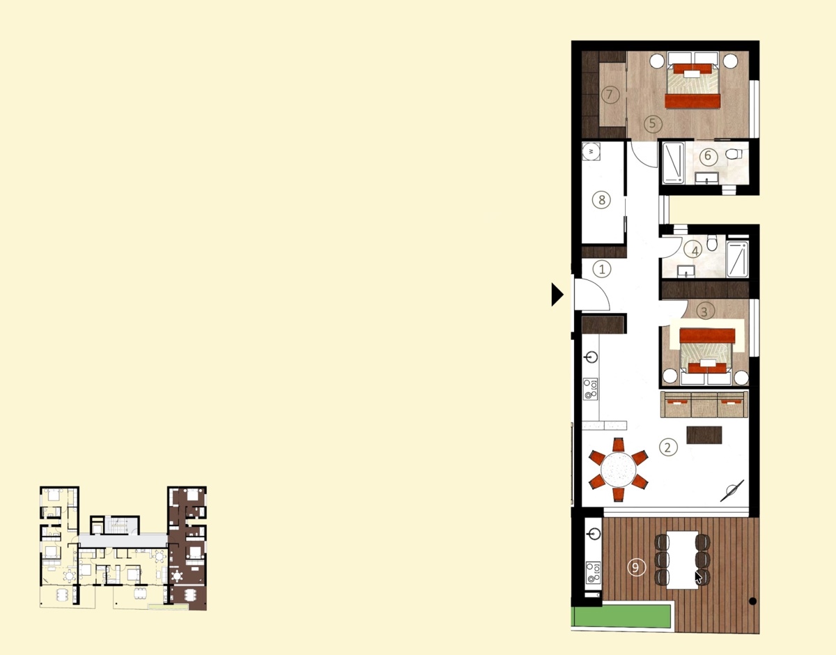 Novigrad, Istra: Residenza moderna in posizione tranquilla con vista
