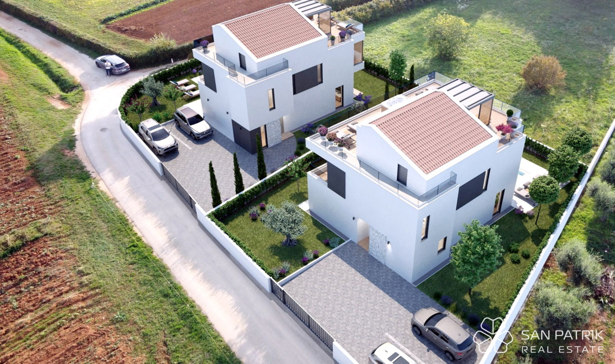 Villa moderna: tranquillo rifugio mediterraneo vicino a Poreč