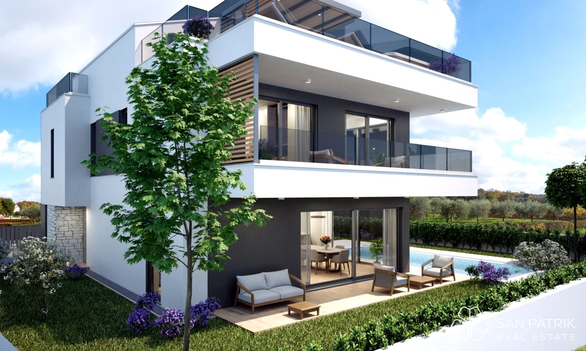 Villa moderna: tranquillo rifugio mediterraneo vicino a Poreč