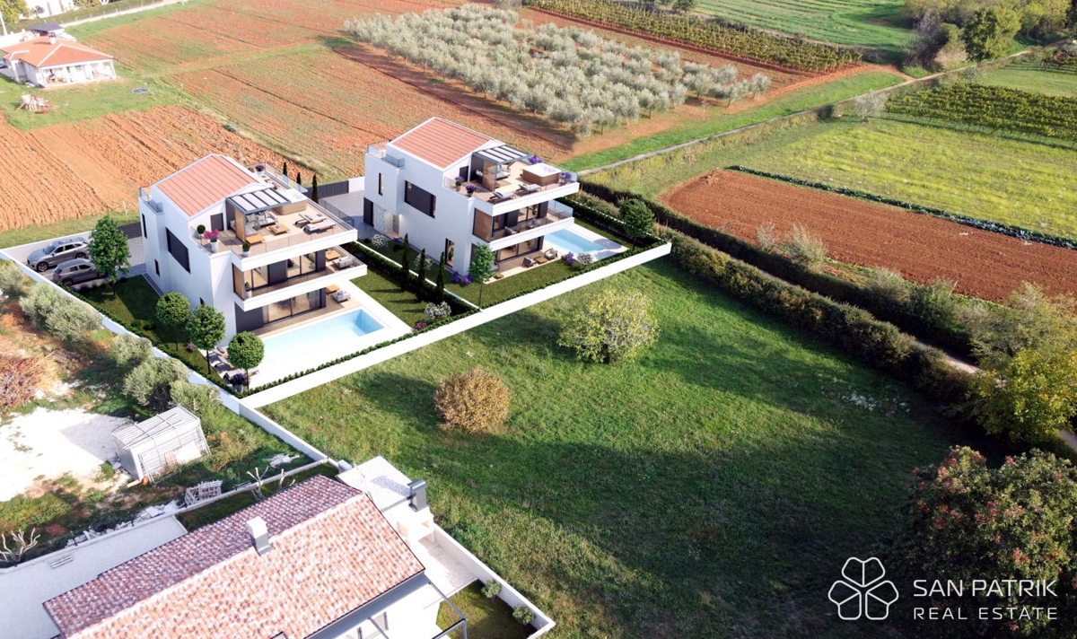 Villa moderna: tranquillo rifugio mediterraneo vicino a Poreč