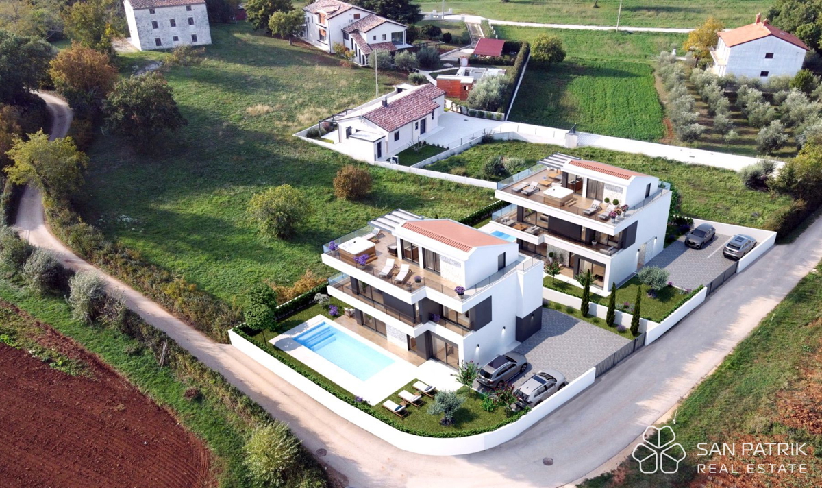 Villa moderna: tranquillo rifugio mediterraneo vicino a Poreč