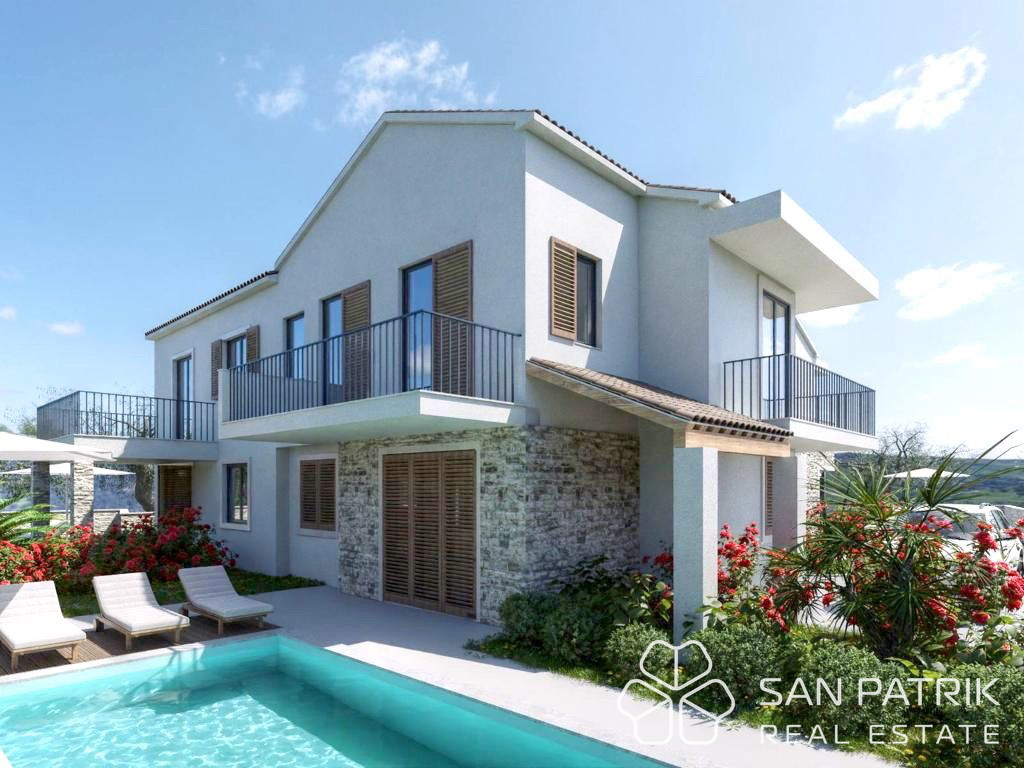 NUOVA COSTRUZIONE CON PISCINA – APPARTAMENTI SU DUE PIANI A MURTER