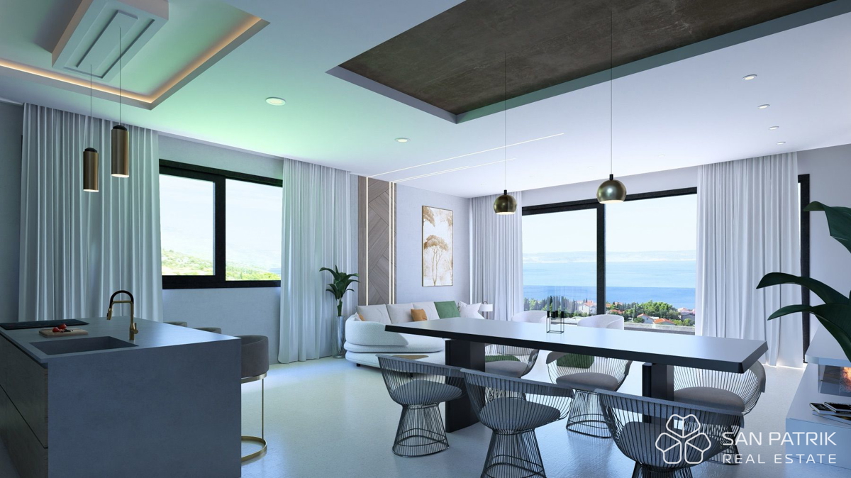 VILLA DI LUSSO PAKLENICA – VISTA PANORAMICA SUL MARE E SUL VELEBIT