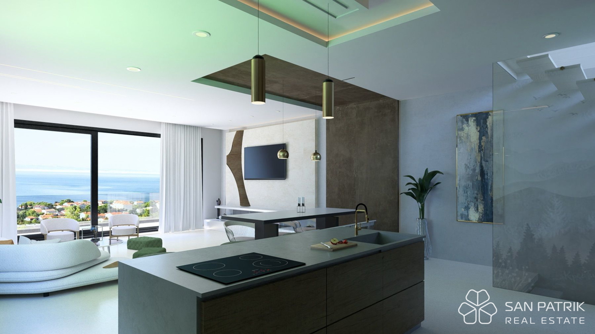 VILLA DI LUSSO PAKLENICA – VISTA PANORAMICA SUL MARE E SUL VELEBIT