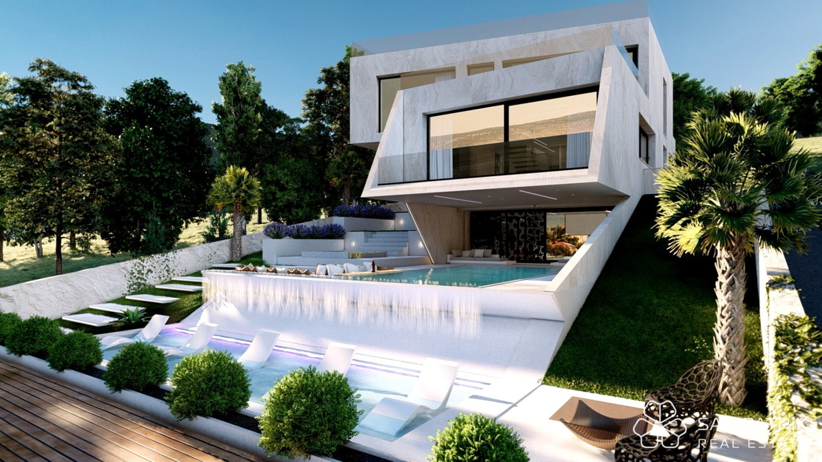 VILLA DI LUSSO PAKLENICA – VISTA PANORAMICA SUL MARE E SUL VELEBIT