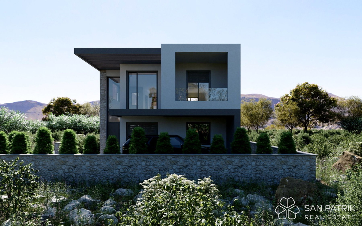 Murter, prima fila sul mare – villa con piscina e vista panoramica