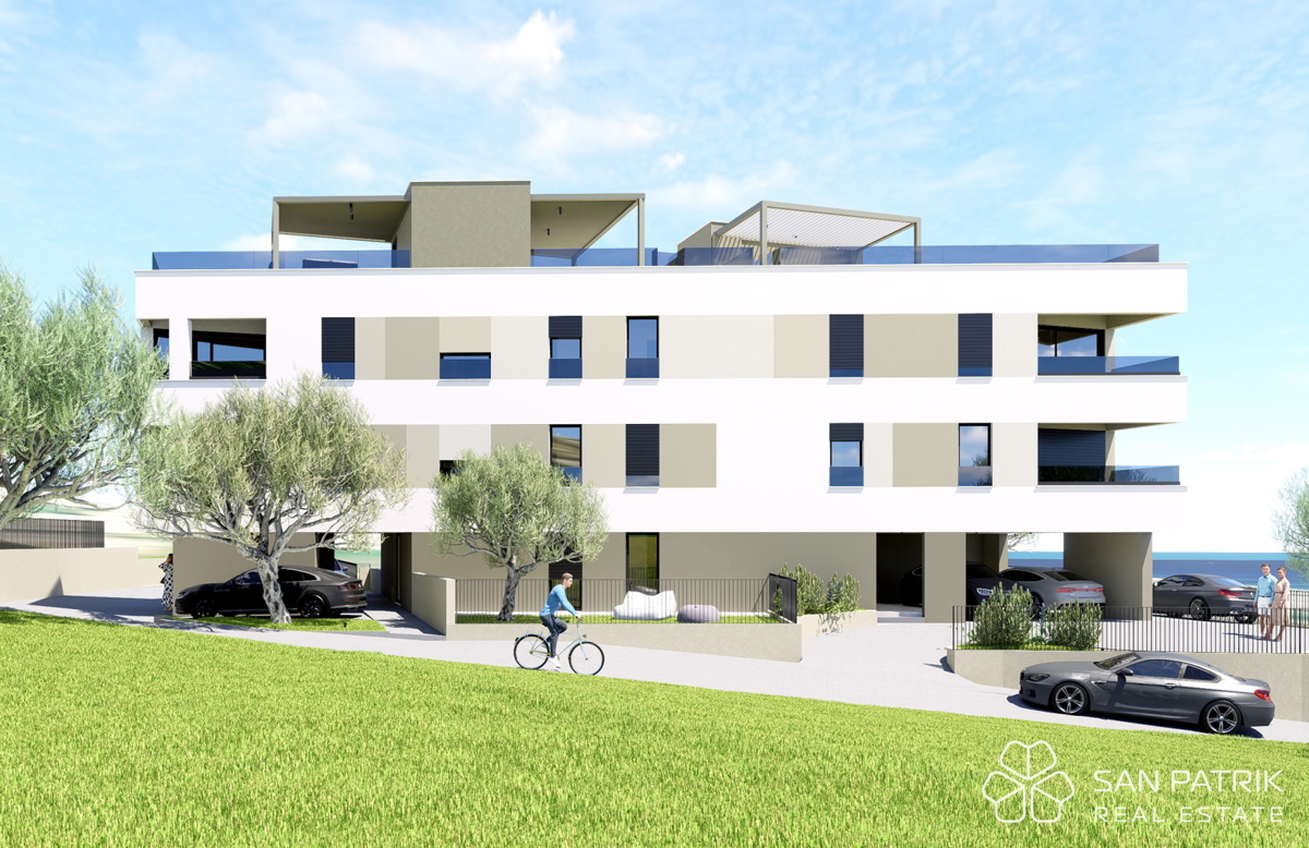 Nuova costruzione con vista mare, a 250 m dalla spiaggia, Podstrana