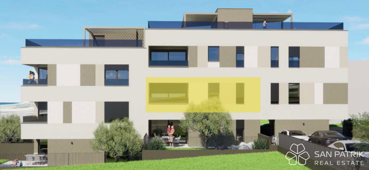 Nuova costruzione con vista mare, a 250 m dalla spiaggia, Podstrana