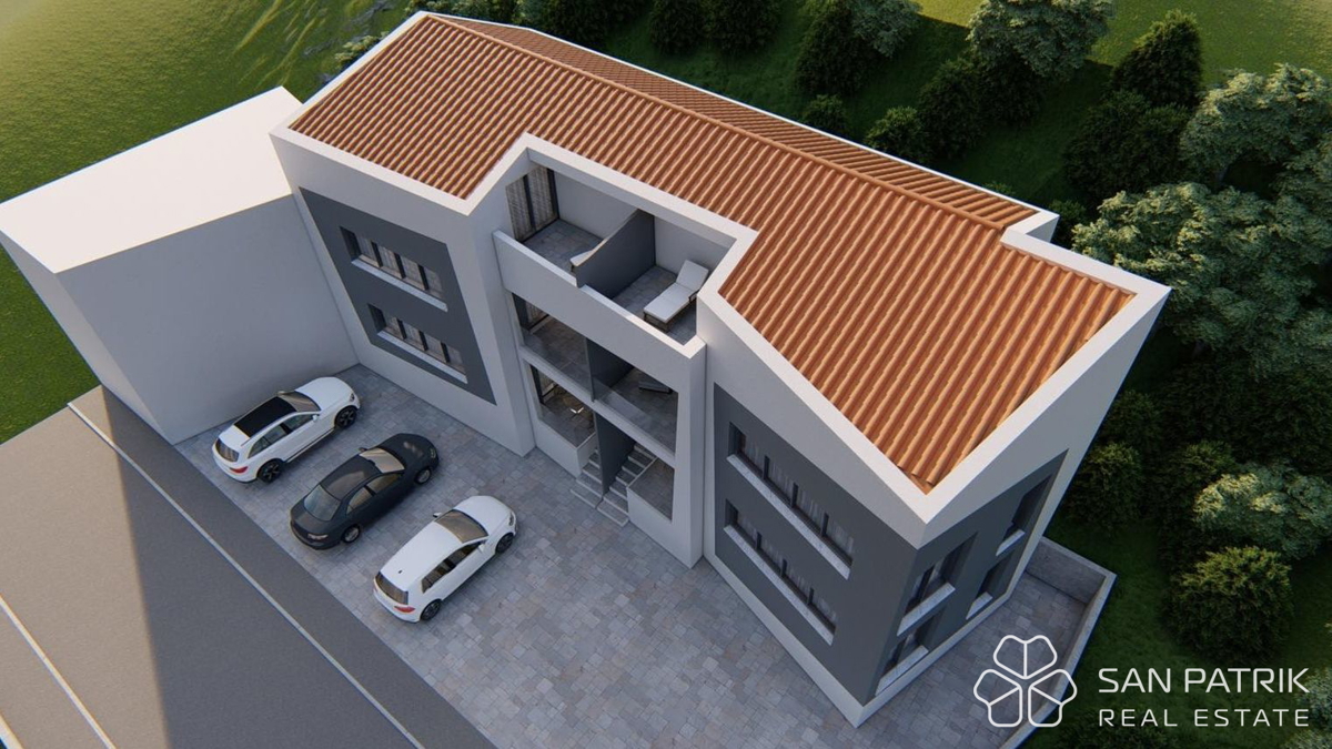 Moderna nuova costruzione vicino al centro di Vrbnik a Krk