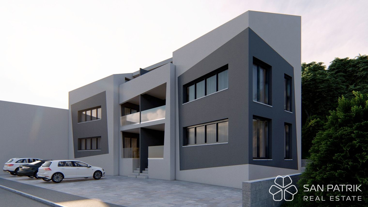 Moderna nuova costruzione vicino al centro di Vrbnik a Krk