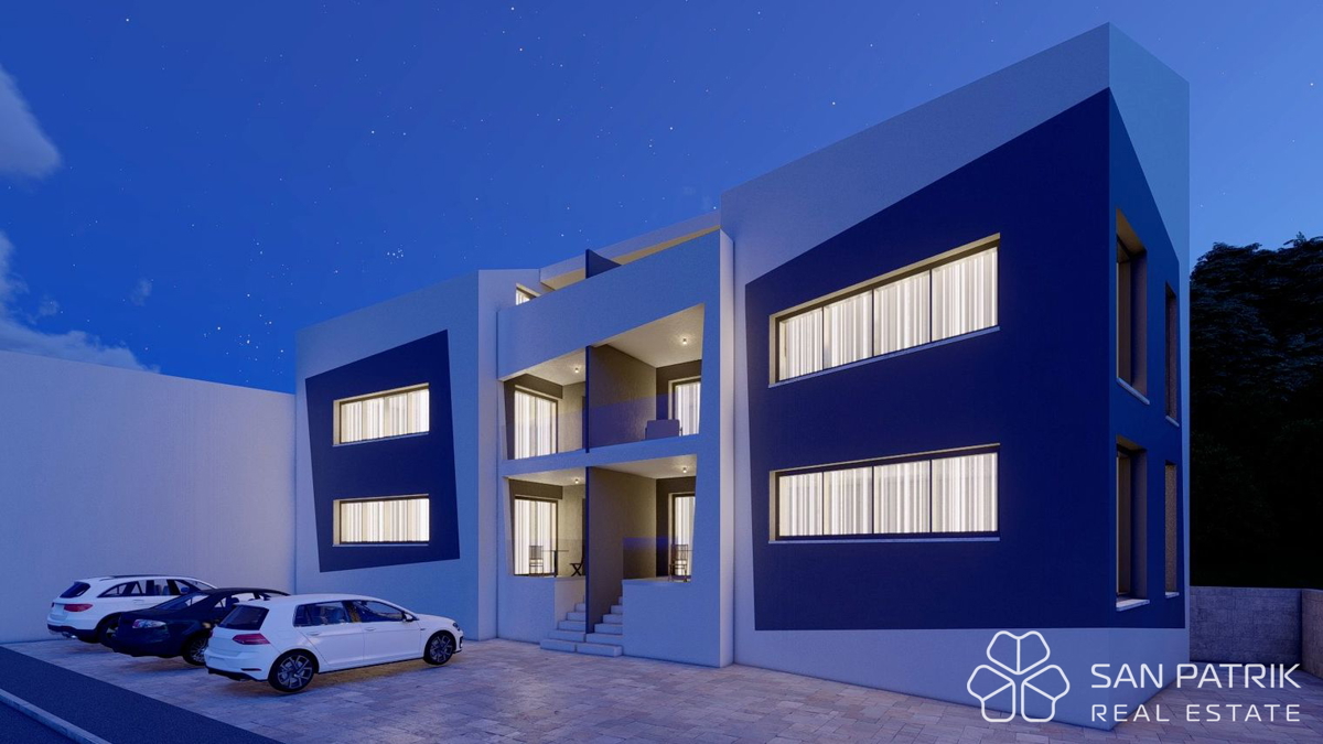 Moderna nuova costruzione vicino al centro di Vrbnik a Krk