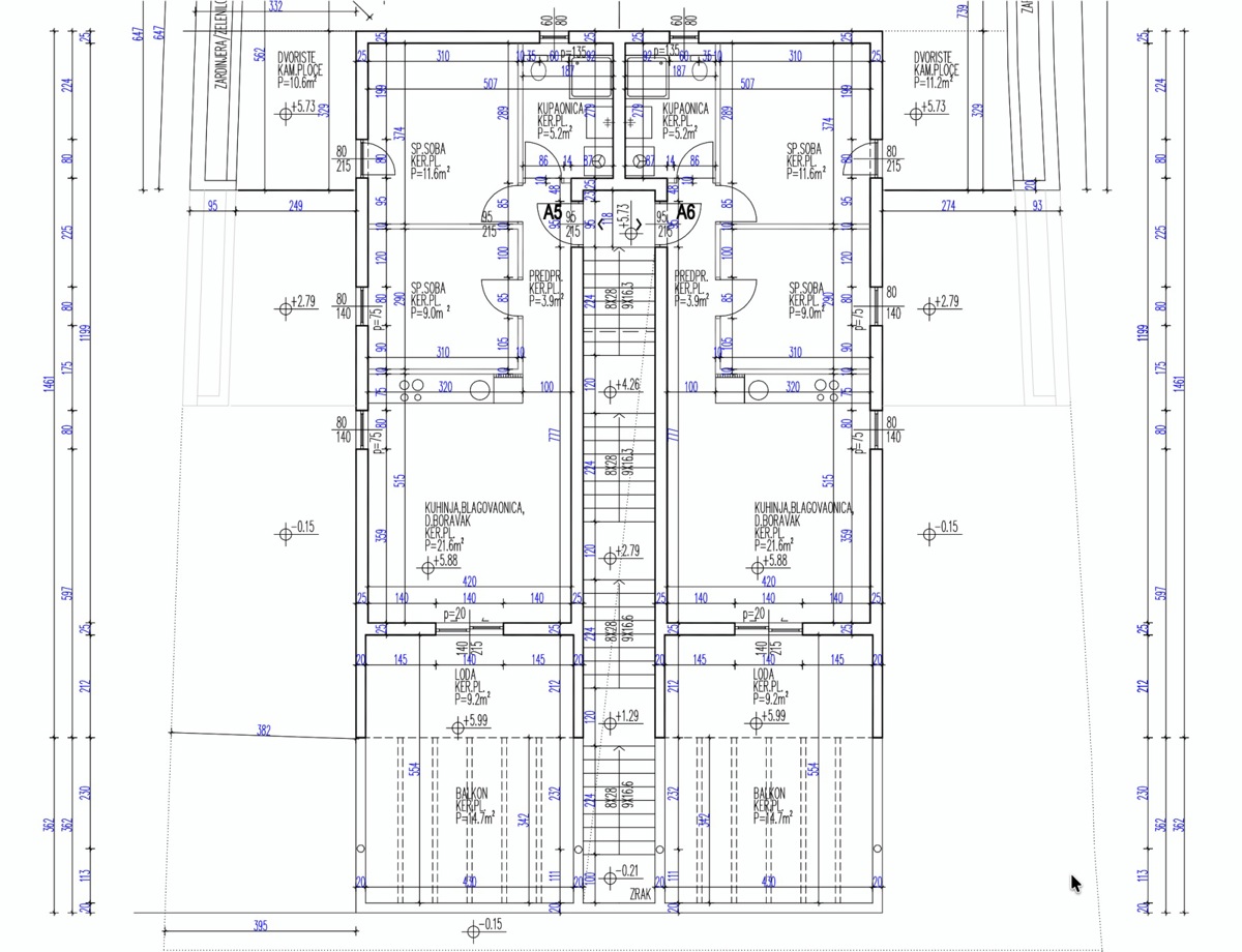 Attico (75 m2) sul mare con grande terrazza a Brač