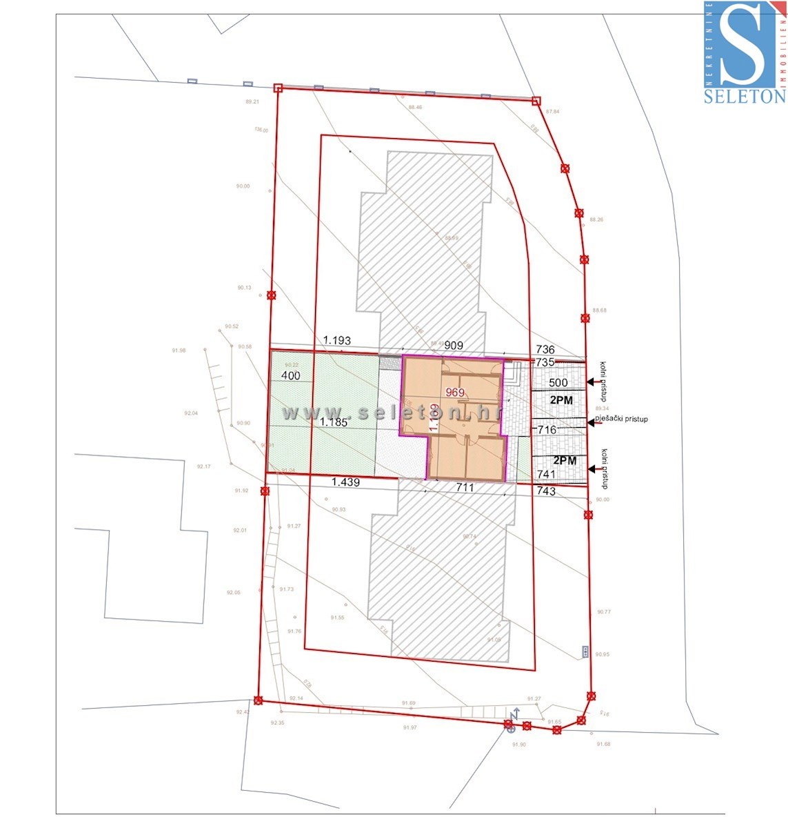 Poreč-Parenzo - dintorni, appartamento in costruzione di 68 m2, 3 camere da letto, 2 posti auto