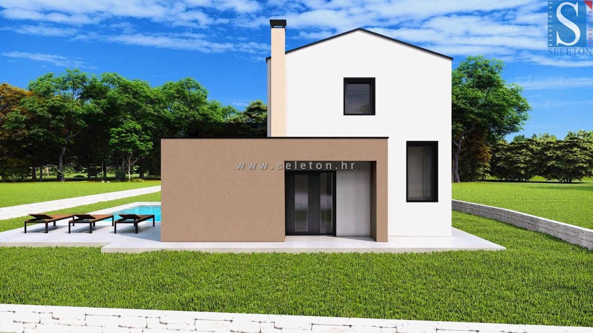 Casa indipendente di 169 m2 con piscina in costruzione