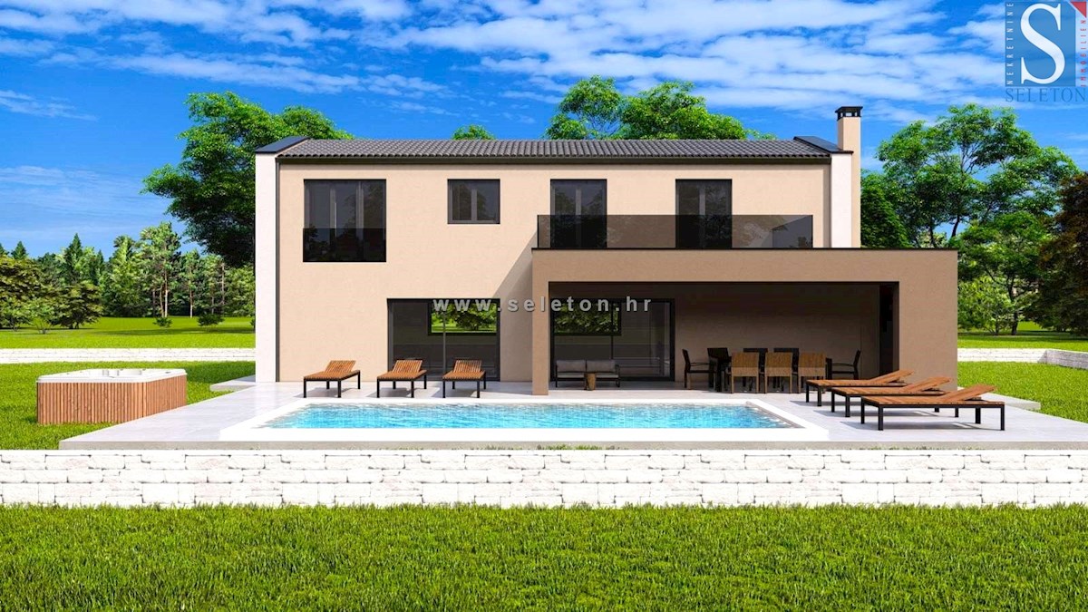 Casa indipendente di 169 m2 con piscina in costruzione