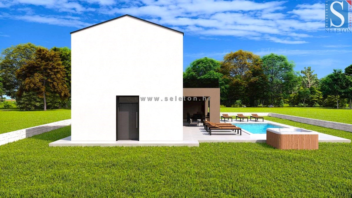 Casa indipendente di 169 m2 con piscina in costruzione