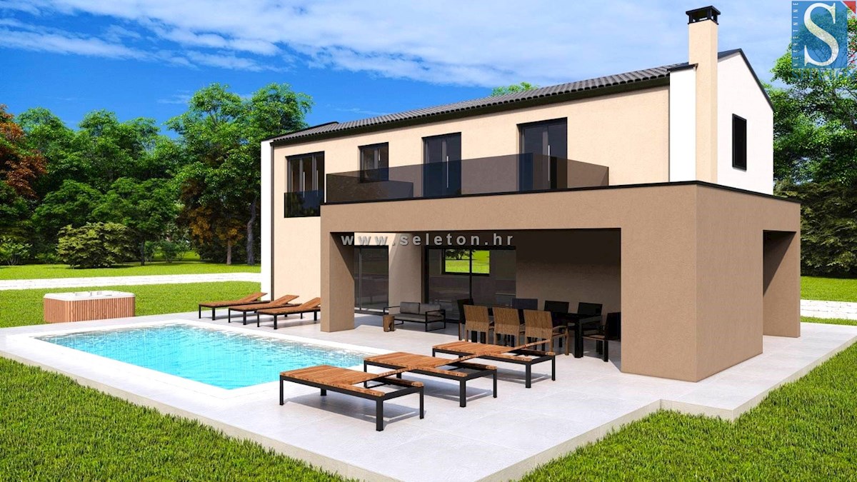 Casa indipendente di 169 m2 con piscina in costruzione