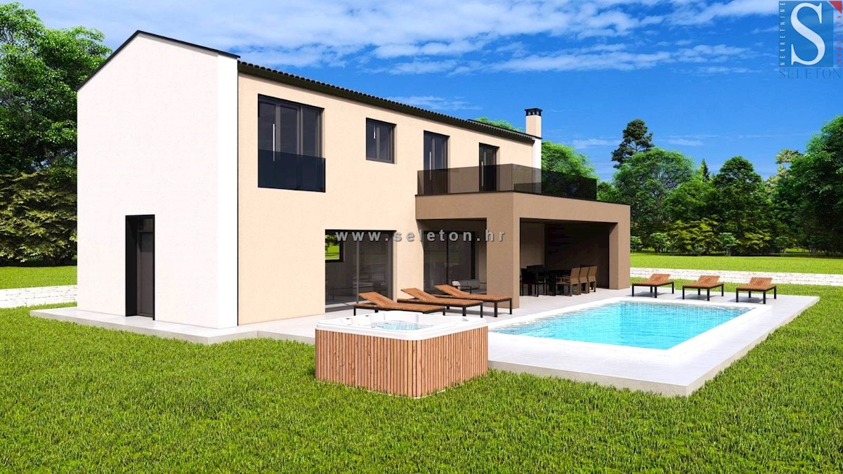 Casa indipendente di 169 m2 con piscina in costruzione