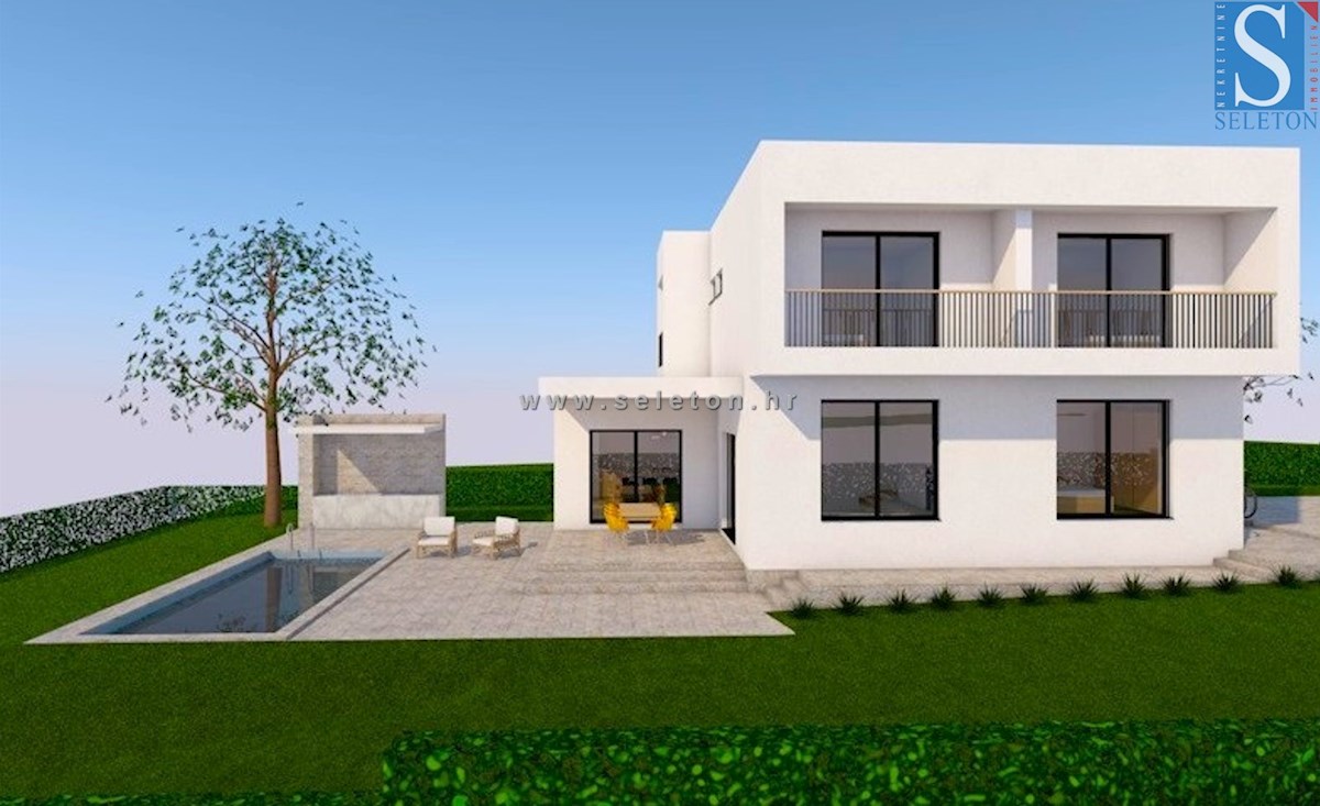 Moderna casa indipendente di 230 m2 con piscina di 30 m2 nelle vicinanze di Poreč-Parenzo - in costruzione