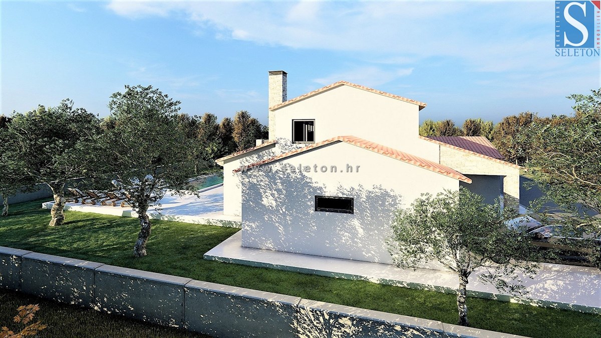 Casa indipendente di 240 m2 con vista mare, piscina e garage vicino a Parenzo - in costruzione