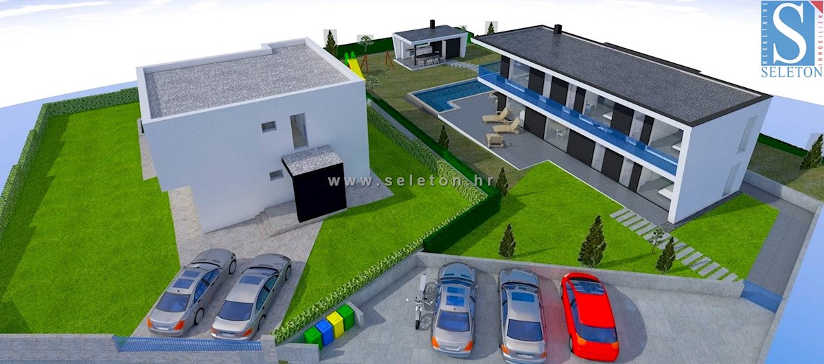 Moderna casa indipendente di 230 m2 con piscina di 30 m2 nelle vicinanze di Poreč-Parenzo - in costruzione