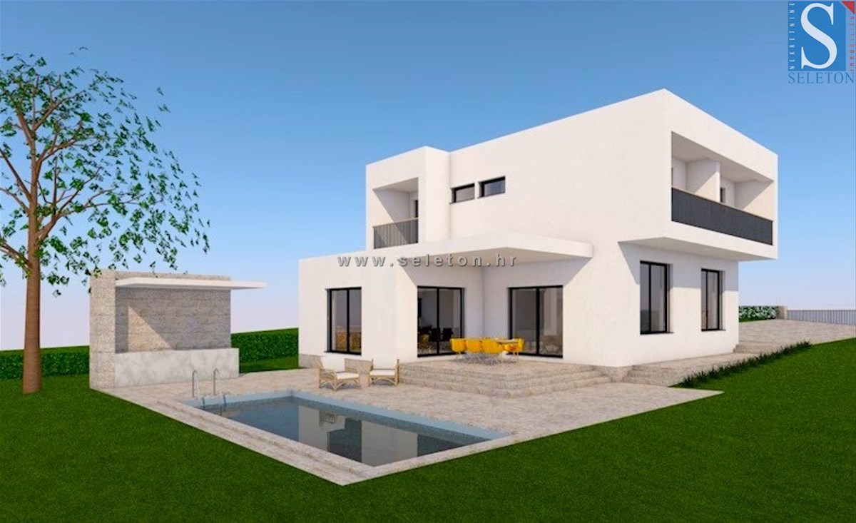 Moderna casa indipendente di 230 m2 con piscina di 30 m2 nelle vicinanze di Poreč-Parenzo - in costruzione