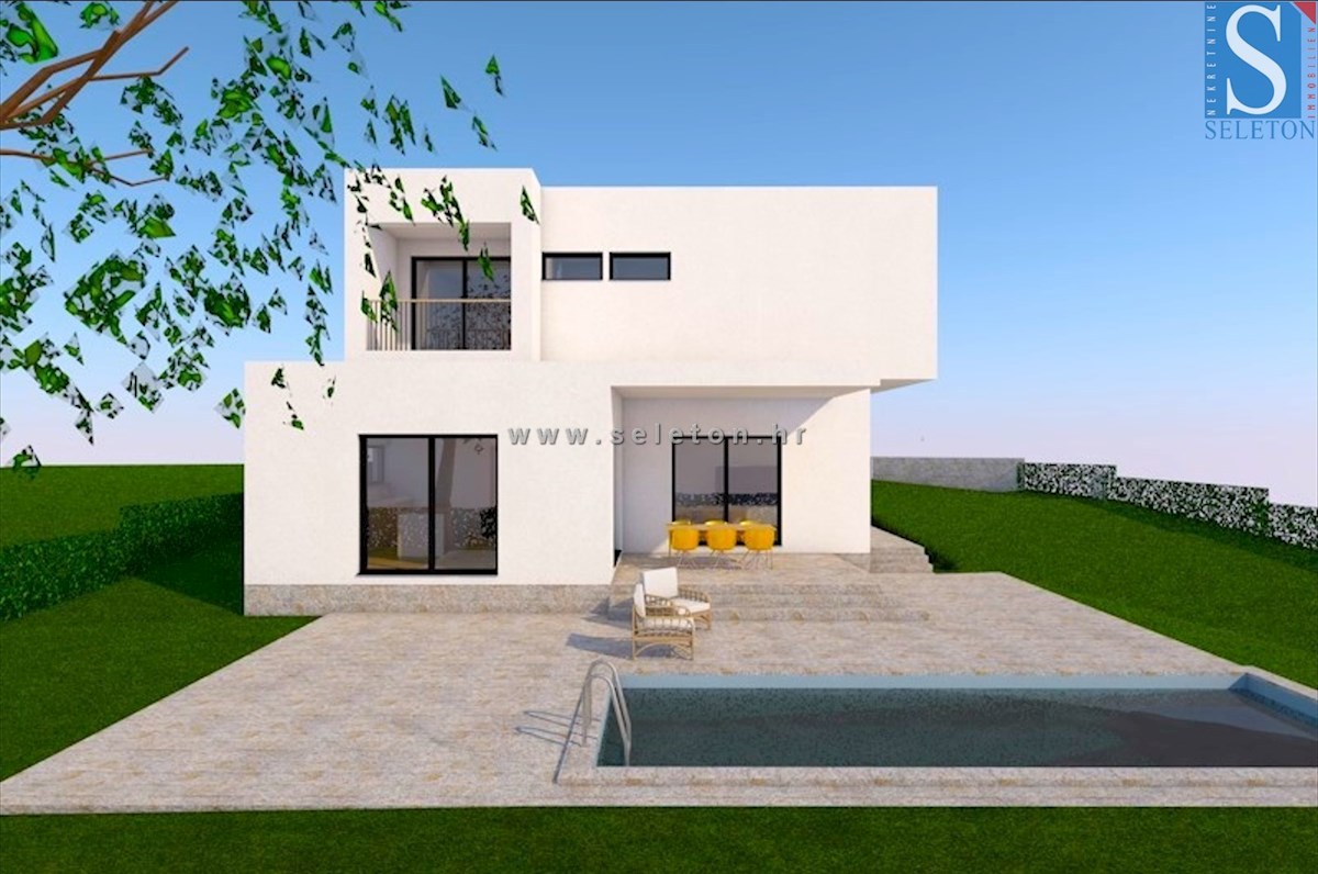 Moderna casa indipendente di 230 m2 con piscina di 30 m2 nelle vicinanze di Poreč-Parenzo - in costruzione