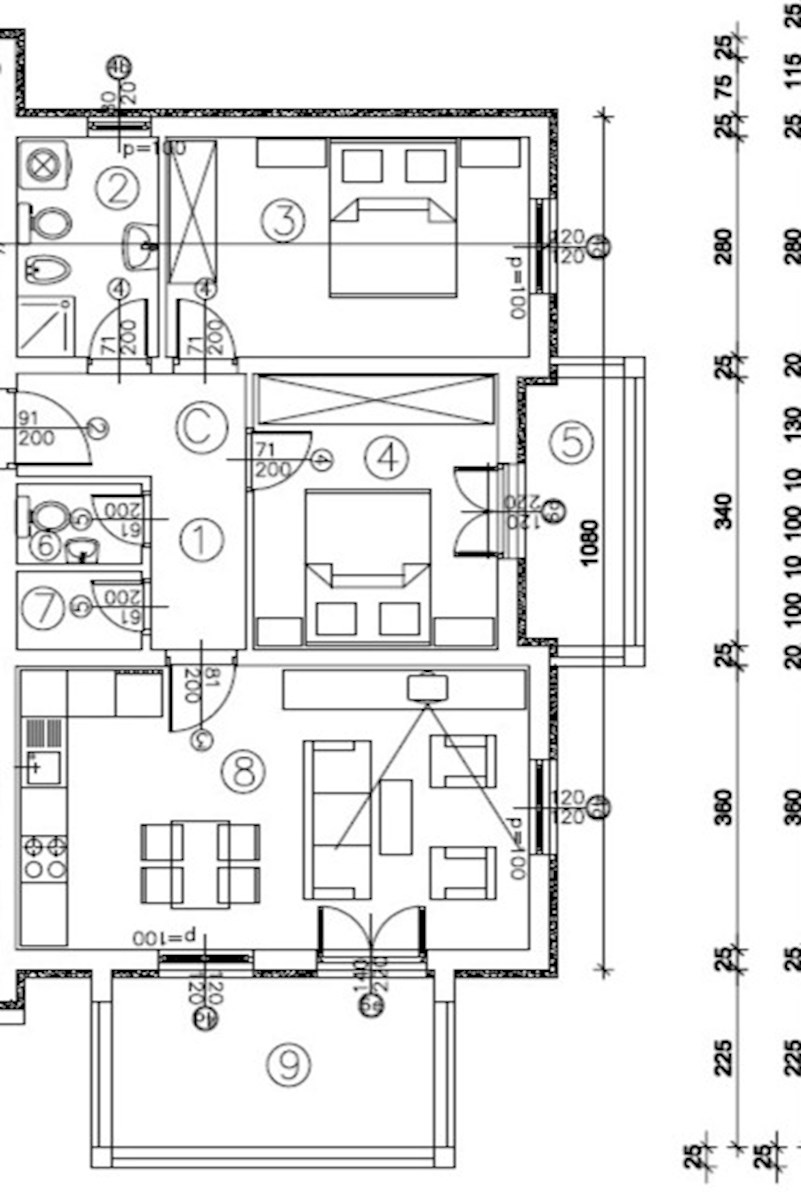 Istria, nuovo appartamento nelle vicinanze di Poreč-Parenzo di 72 m2 con giardino di 200 m2