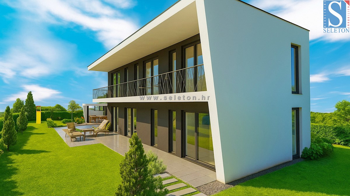 Moderna casa indipendente di 243 m2 con piscina di 36 m2 nelle vicinanze di Poreč-Parenzo - in costruzione