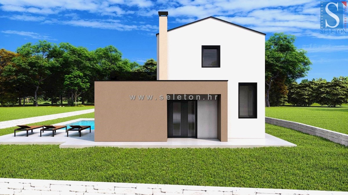 Casa indipendente di 169 m2 con piscina in costruzione