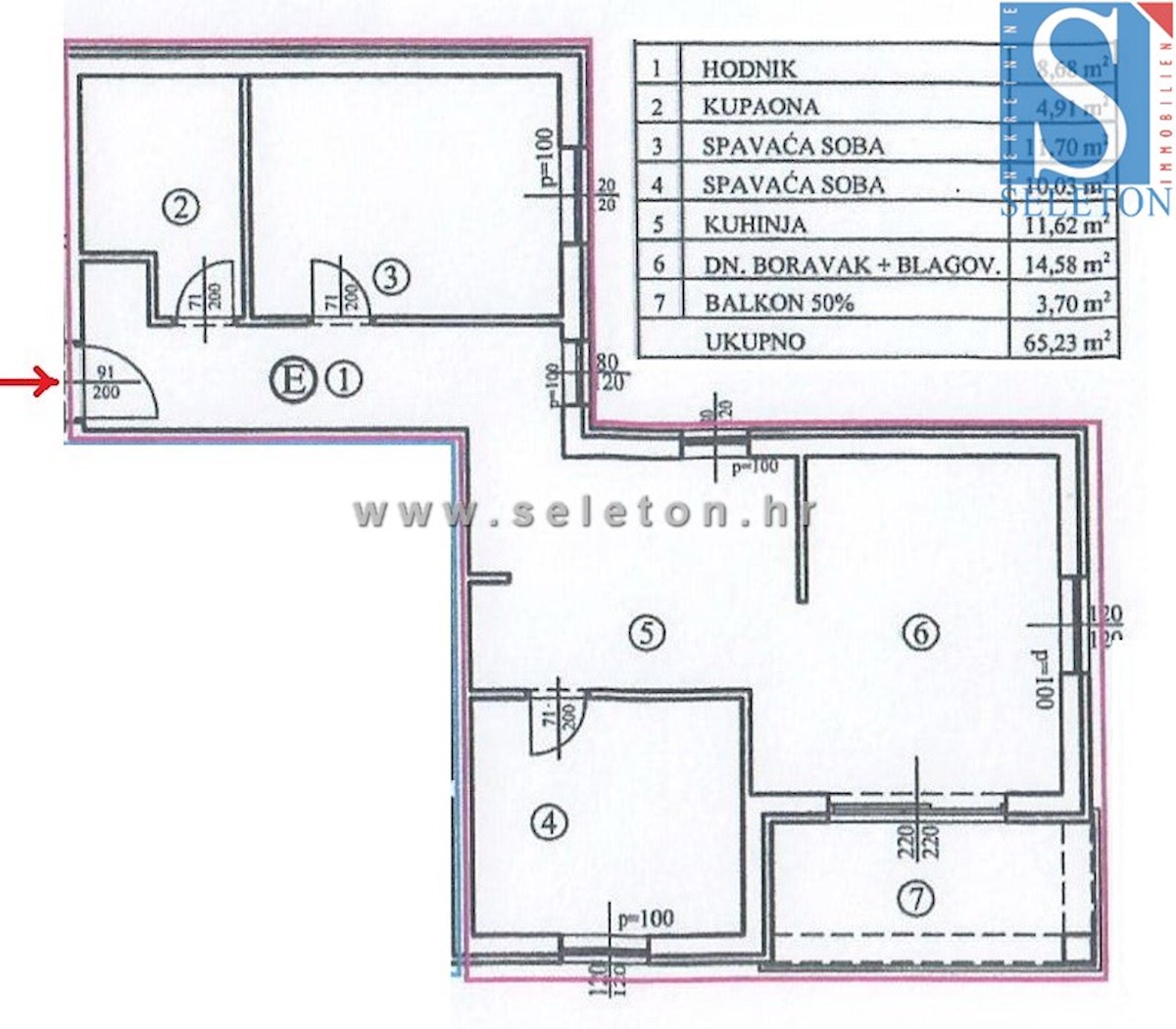 Poreč-Parenzo - nuovo appartamento di 65 m2 nelle vicinanze, 1. piano