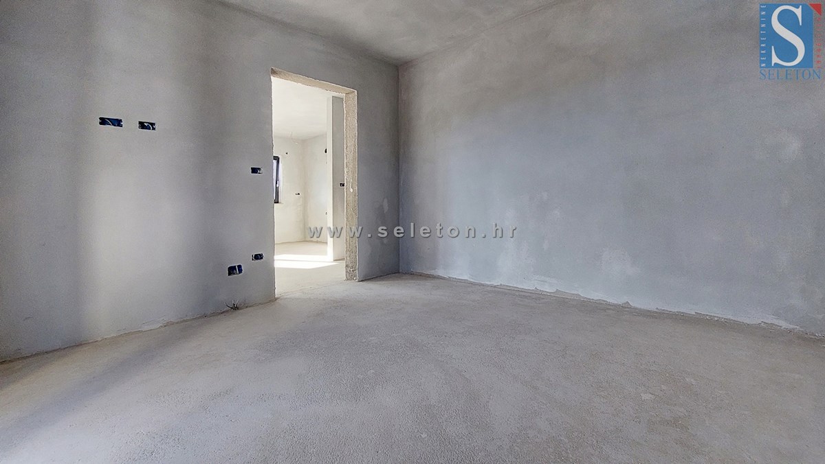 Istria, Poreč-Parenzo, nuovo appartamento di 73 m2, 1° piano - in costruzione