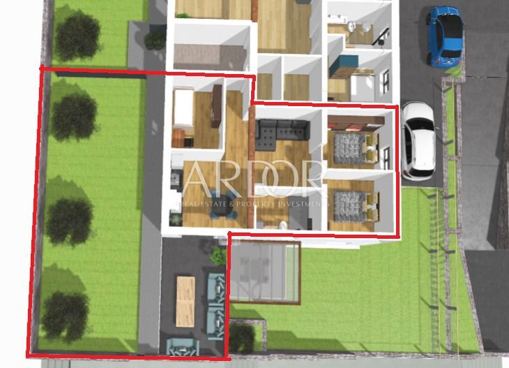 Appartamento Draga, Rijeka, 61,50m2