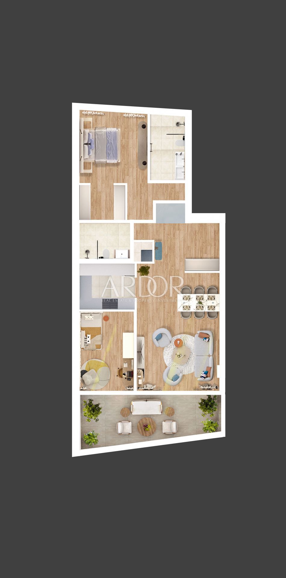 Appartamento Kantrida, Rijeka, 118,29m2