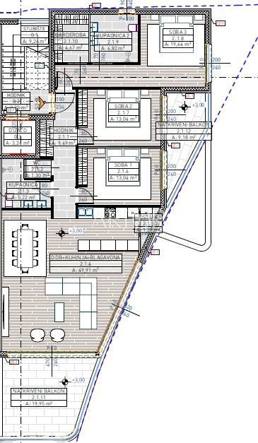 Appartamento Liganj, Lovran, 142m2