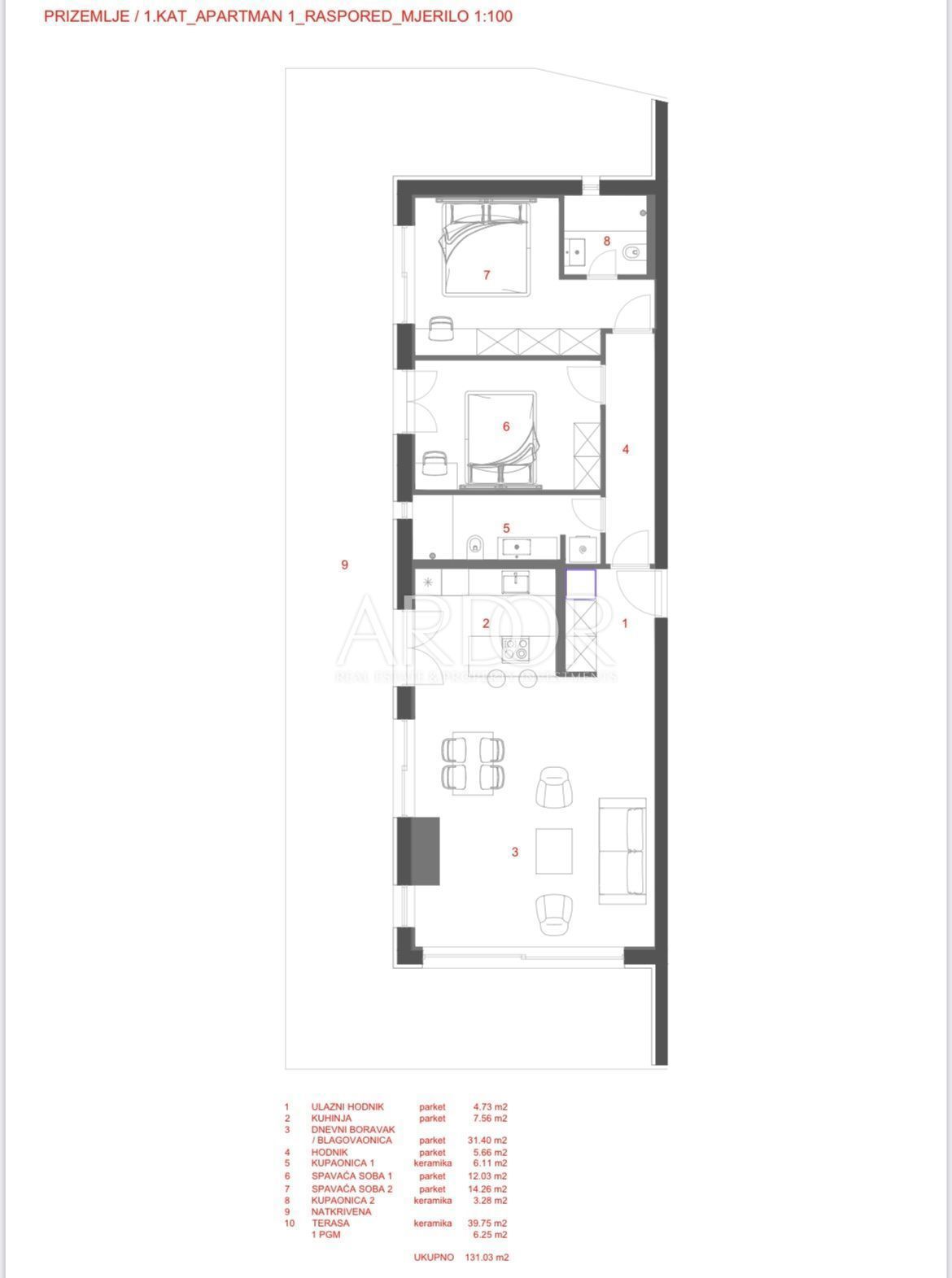 Appartamento Opatija - Centar, Opatija, 131,03m2