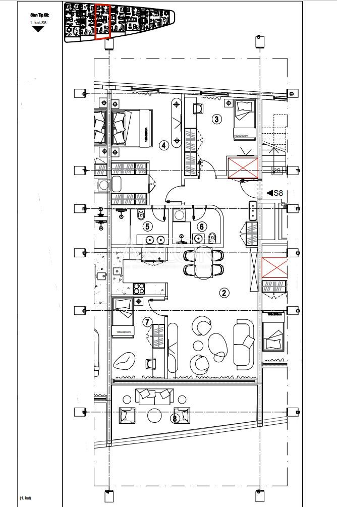 Appartamento Kantrida, Rijeka, 118,29m2
