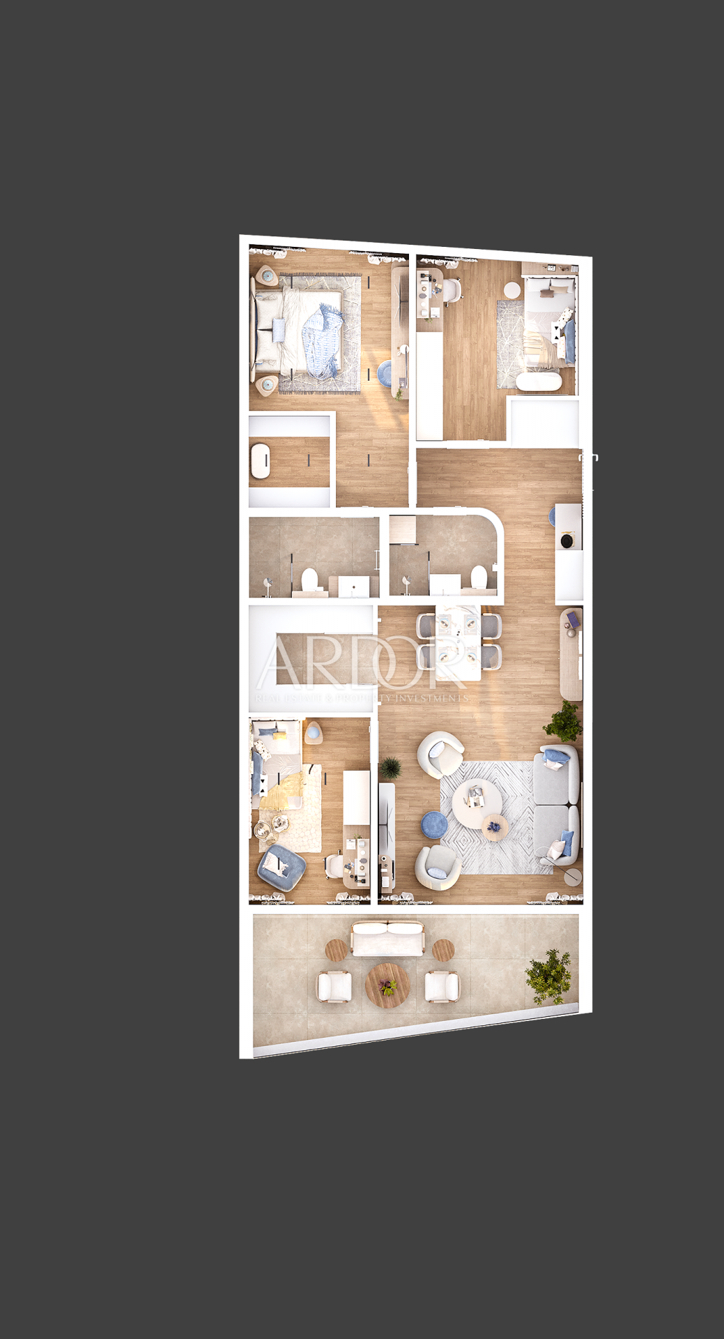 Appartamento Kantrida, Rijeka, 118,29m2