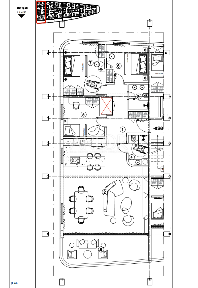 Appartamento Kantrida, Rijeka, 118,29m2
